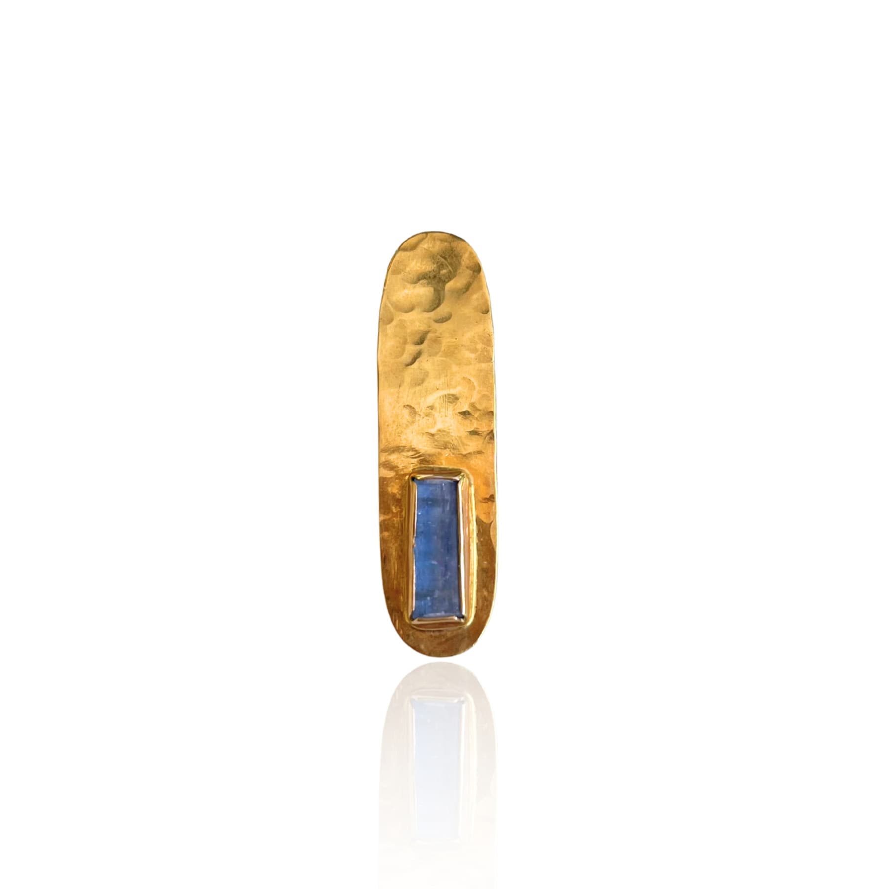 Mâhi Kyanite Earring — handmade by Deniz Ar Studio, view 1