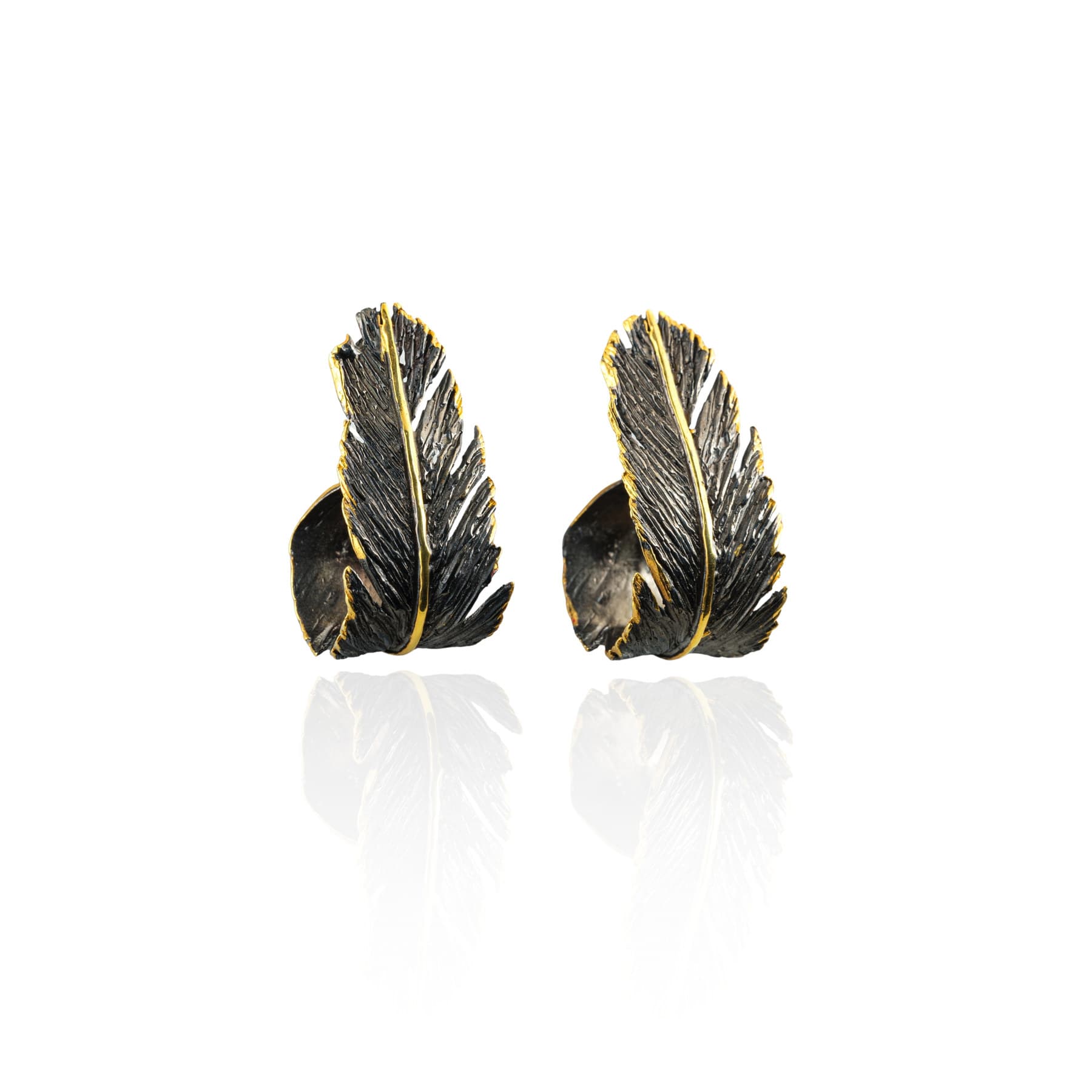 Daphne Earrings — handmade by Deniz Ar Studio, view 1