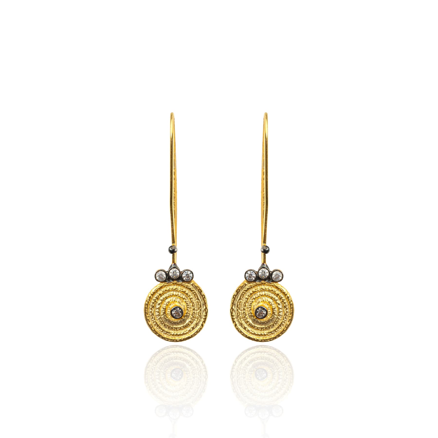 Cycle Earring — handmade by Deniz Ar Studio, view 1