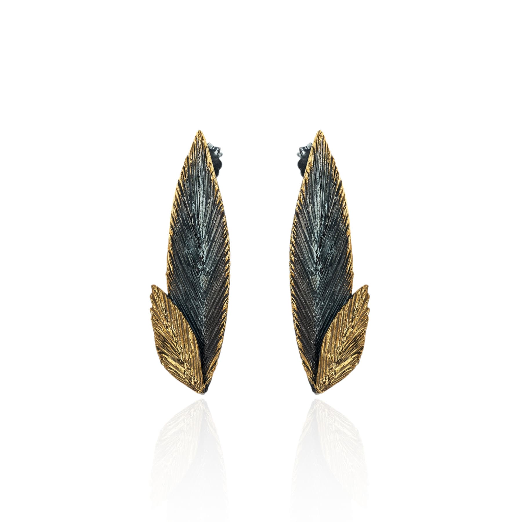 Olivia Earring — handmade by Deniz Ar Studio, view 1