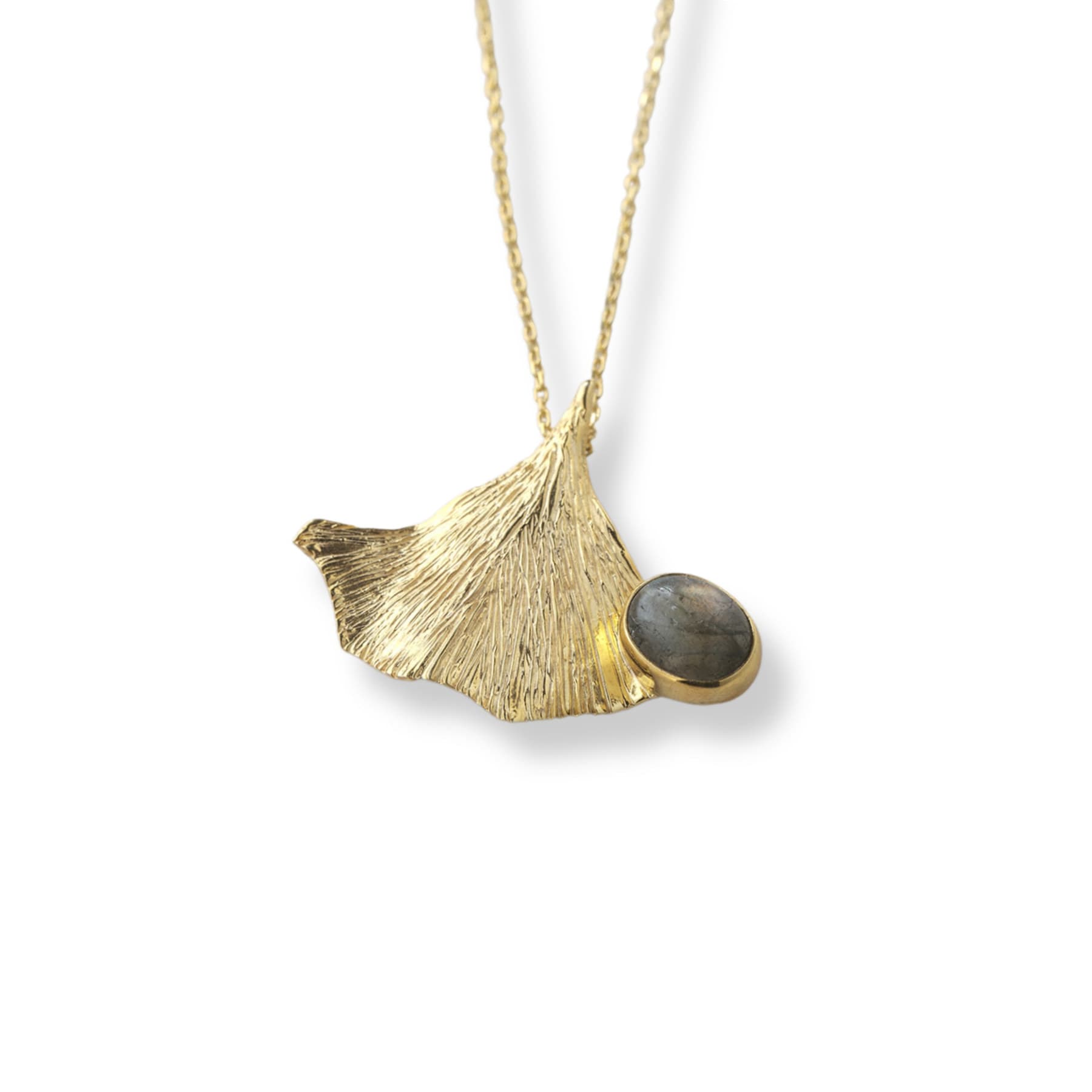 Alexis Labradorite Necklace — handmade by Deniz Ar Studio, view 1