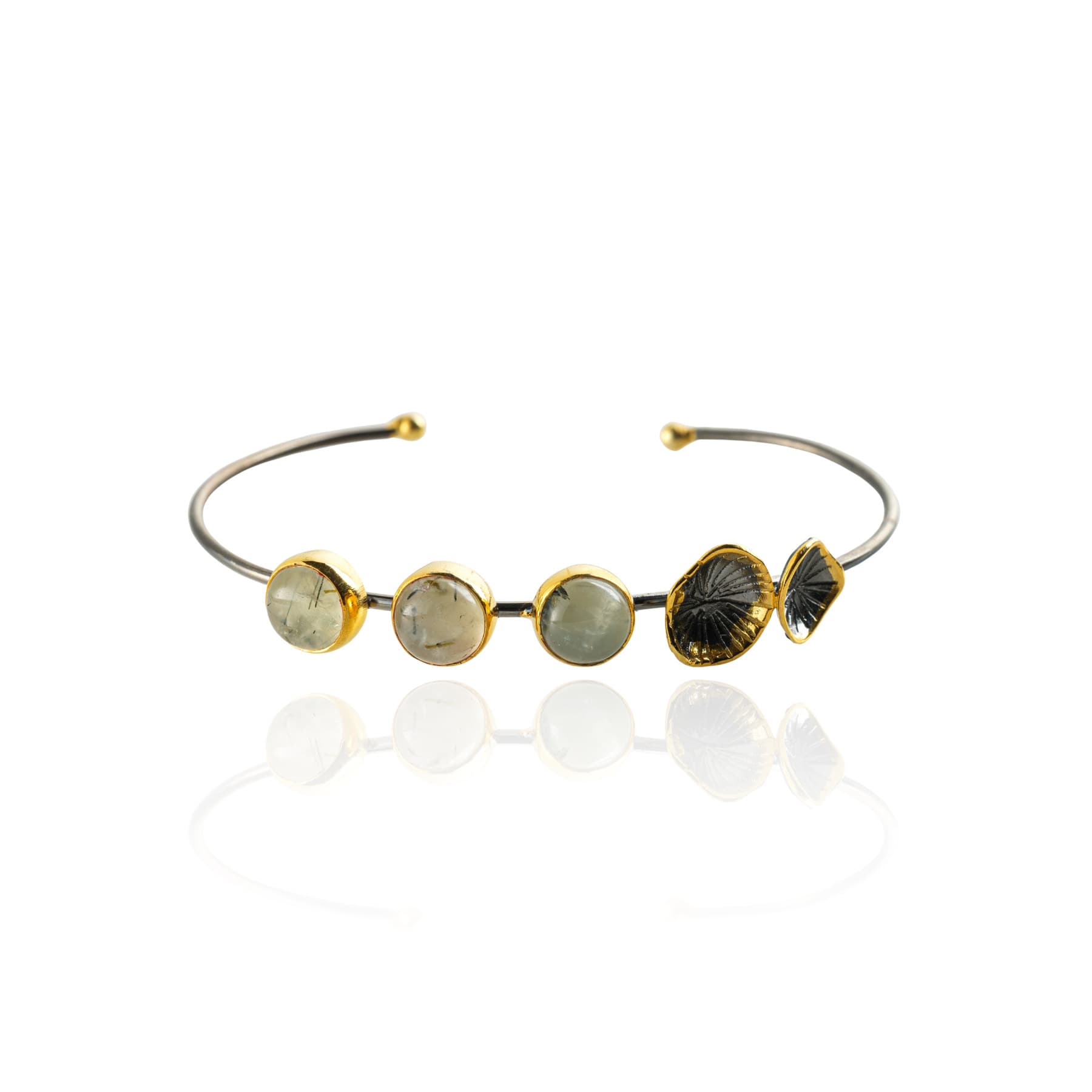 Rhea Peridot Bracelet — handmade by Deniz Ar Studio, view 1