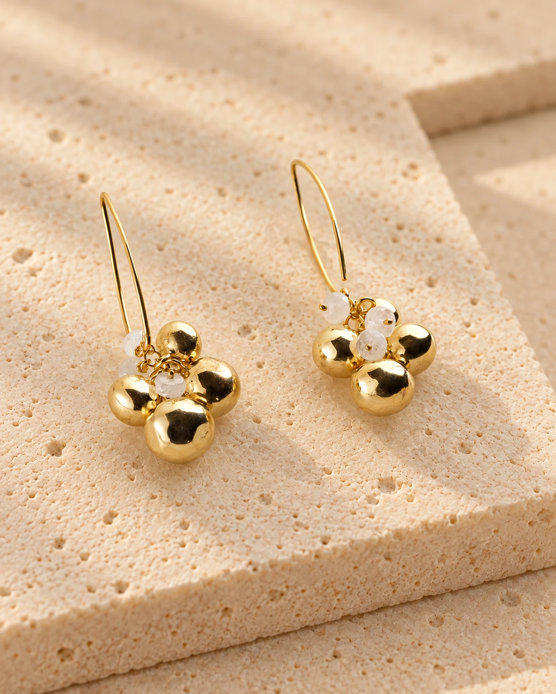 Golden Grape Earring